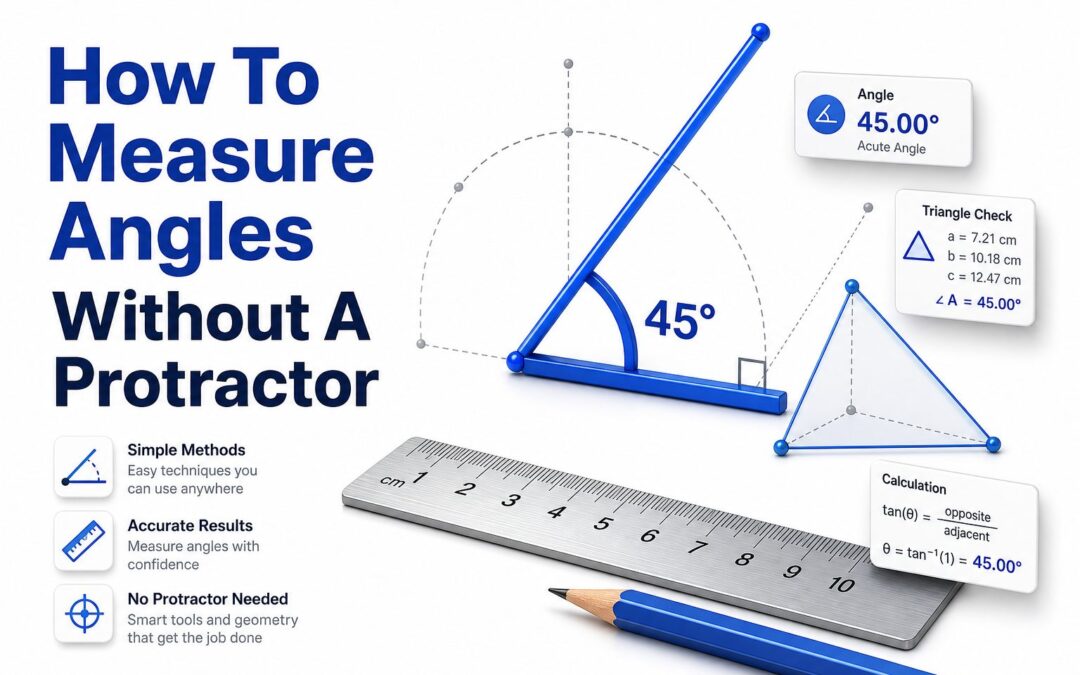 How to Measure Angles Without a Protractor: 7 Easy Methods