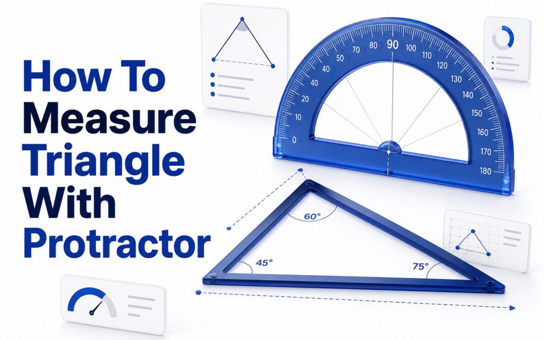 How to Measure a Triangle With a Protractor